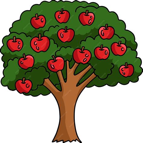 apple tree cartoon